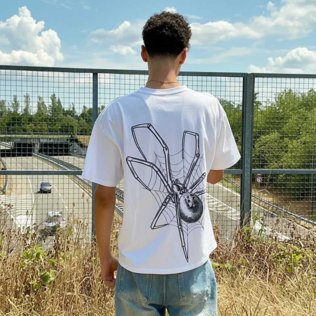Spider t-shirt white